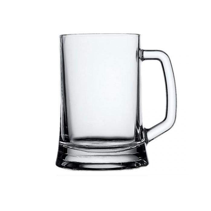 2 Pcs Pub Handled Beer Mug In SLV 500ml  55129 (Parcel Rate)