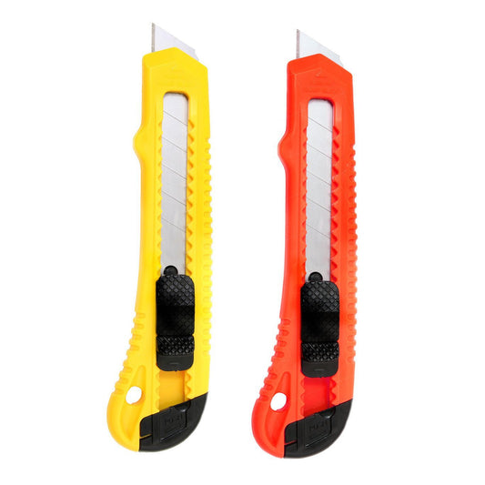 DIY Stanley Cutter Knives Pack of 2 Assorted Colours 4140 (Large Letter Rate)