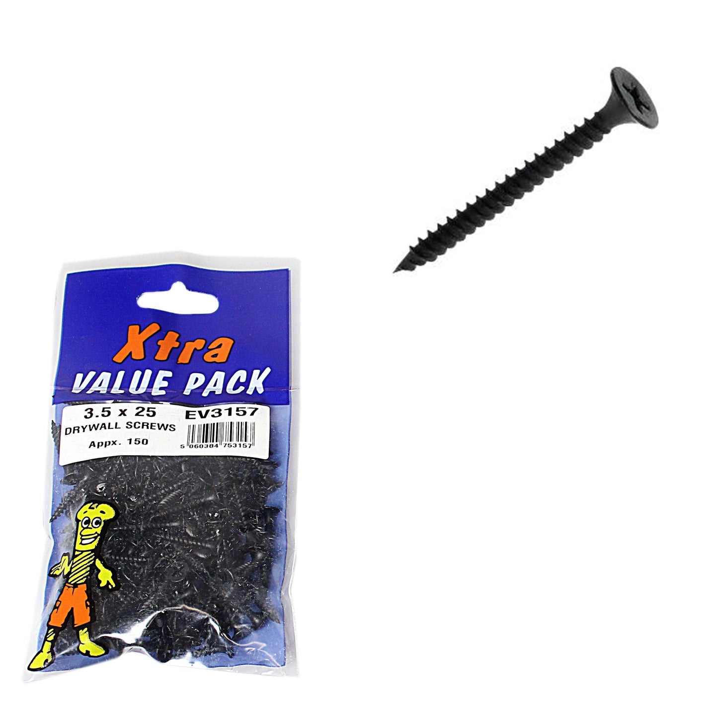 3.5 x 38 Dry Wall Screws Xtra Value Diy 5317 (Large Letter Rate)