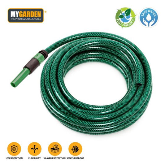 Garden Hose Pipe with Fitting 15 m 3107 A W25 (Parcel Rate)