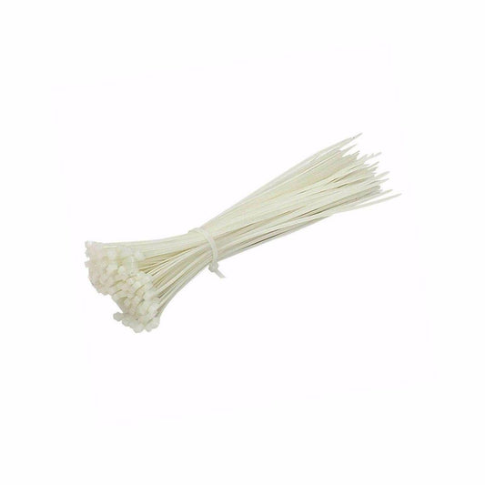 Cable Ties 4 x 200 mm White Pack of 40 0578 (Large Letter Rate)