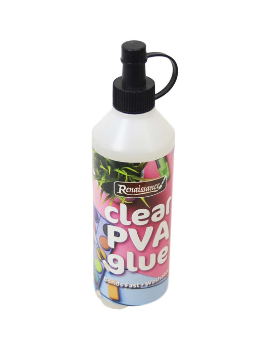 Clear PVA Washable Glue Bonds Hard Ideal For Arts And Crafts 250ml 3142 (Parcel Rate)