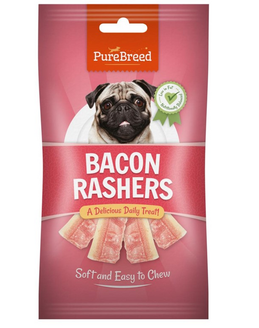 Pet Dog Treats Bacon Rashers 160g 315806 (Parcel Rate)