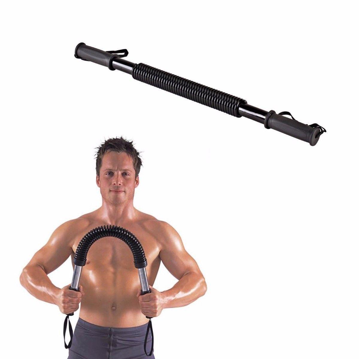 Flexible Power Twister KG Stretch Spring Bendy Bar Gym Exercise 50kg Health 1952A W25  (Parcel Rate)