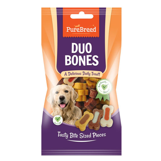 Pet Dog Treats Duo Bone Mix Bag 200g 317696 (Parcel Rate)