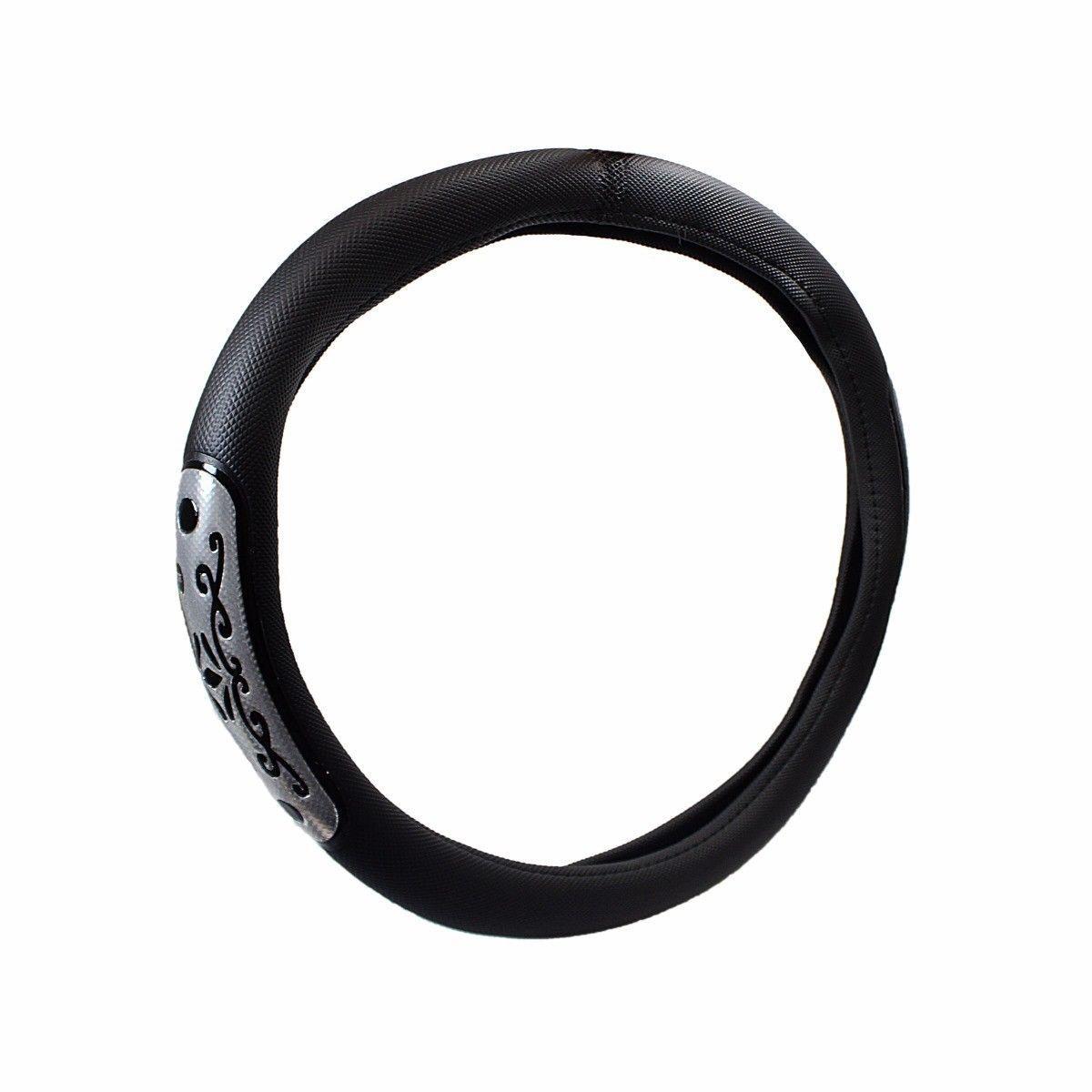 Steering Wheel Cover Fits Most Cars 14-15.1/2'' Just Stretch Over Steering Wheel   2178 (Parcel Rate)