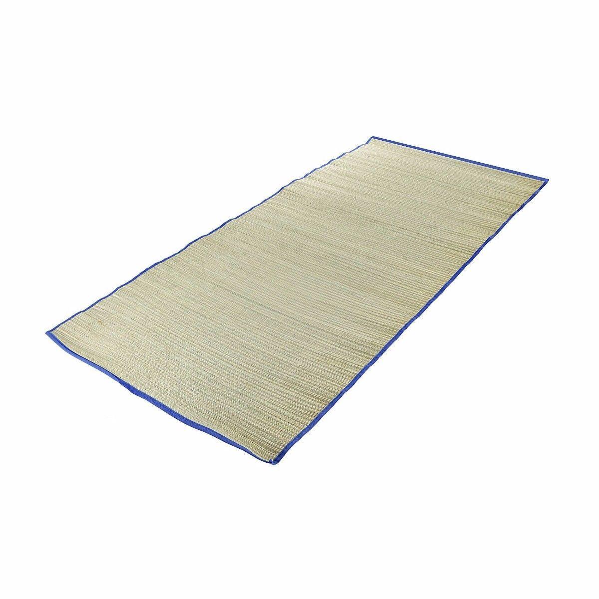 Roll Up Straw Beach Mat Carry Mat Multi Use Traveling Camping 60cm x 70cm  3455 (Parcel Rate)