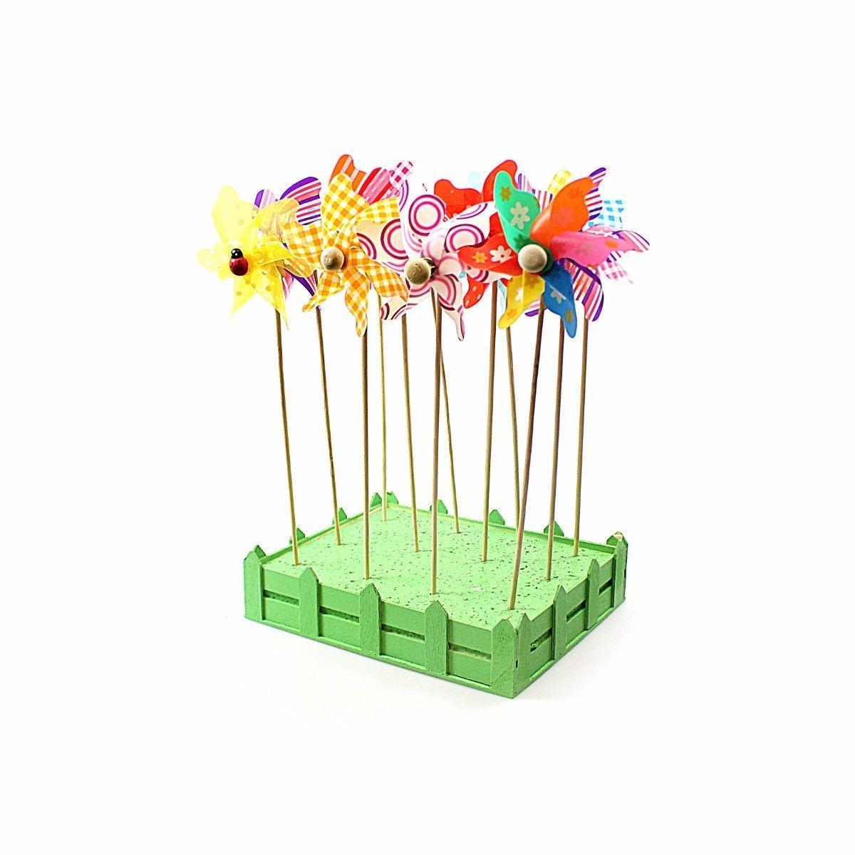 Plastic Colourful Windmill Pinwheel Wind Spinner x1 Outdoor Garden Party Decor 2118 (Parcel Rate)