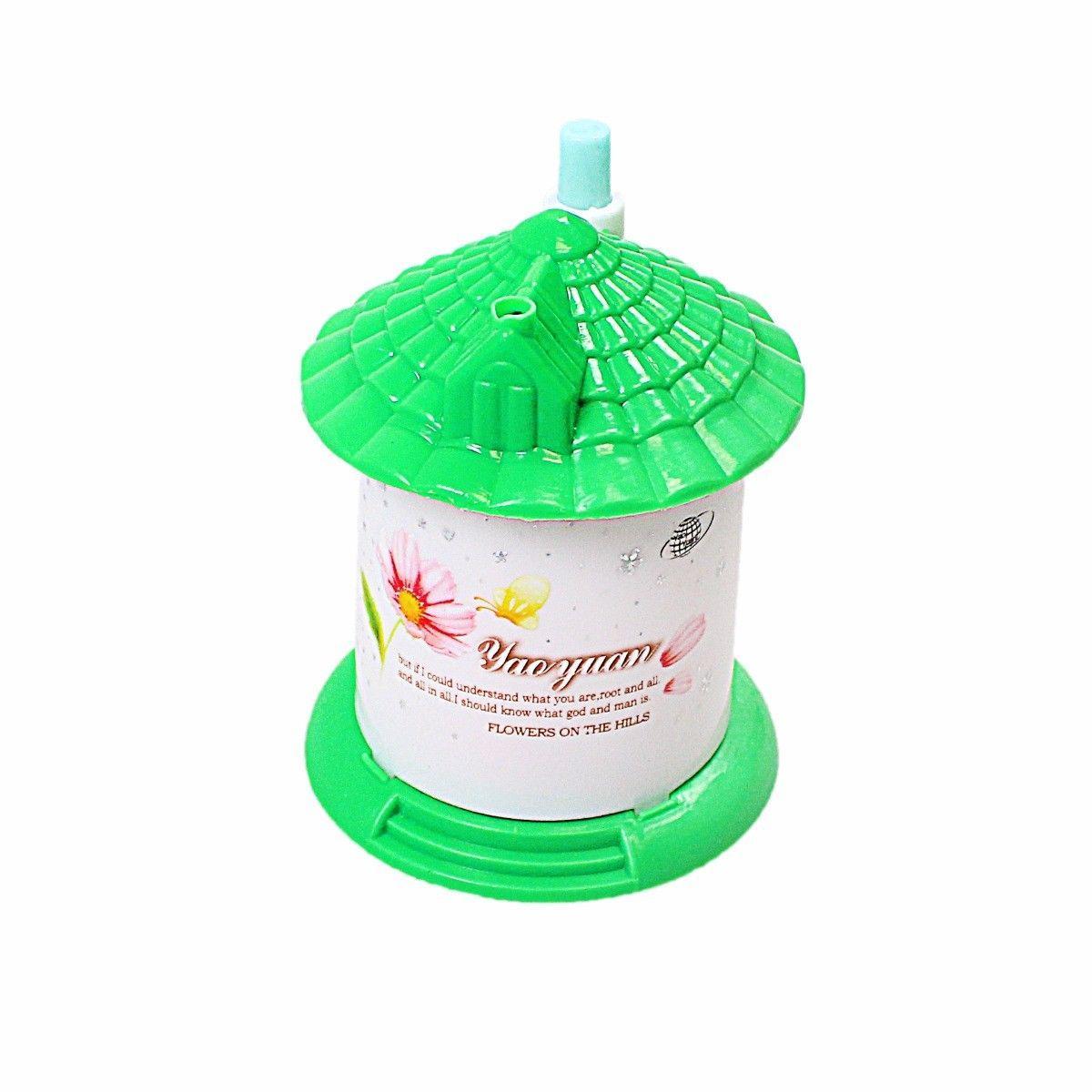 Plastic House Shaped Toothpick Holder with Toothpicks 7 x 7.2 cm Assorted Colours 4836 (Large Letter Rate)