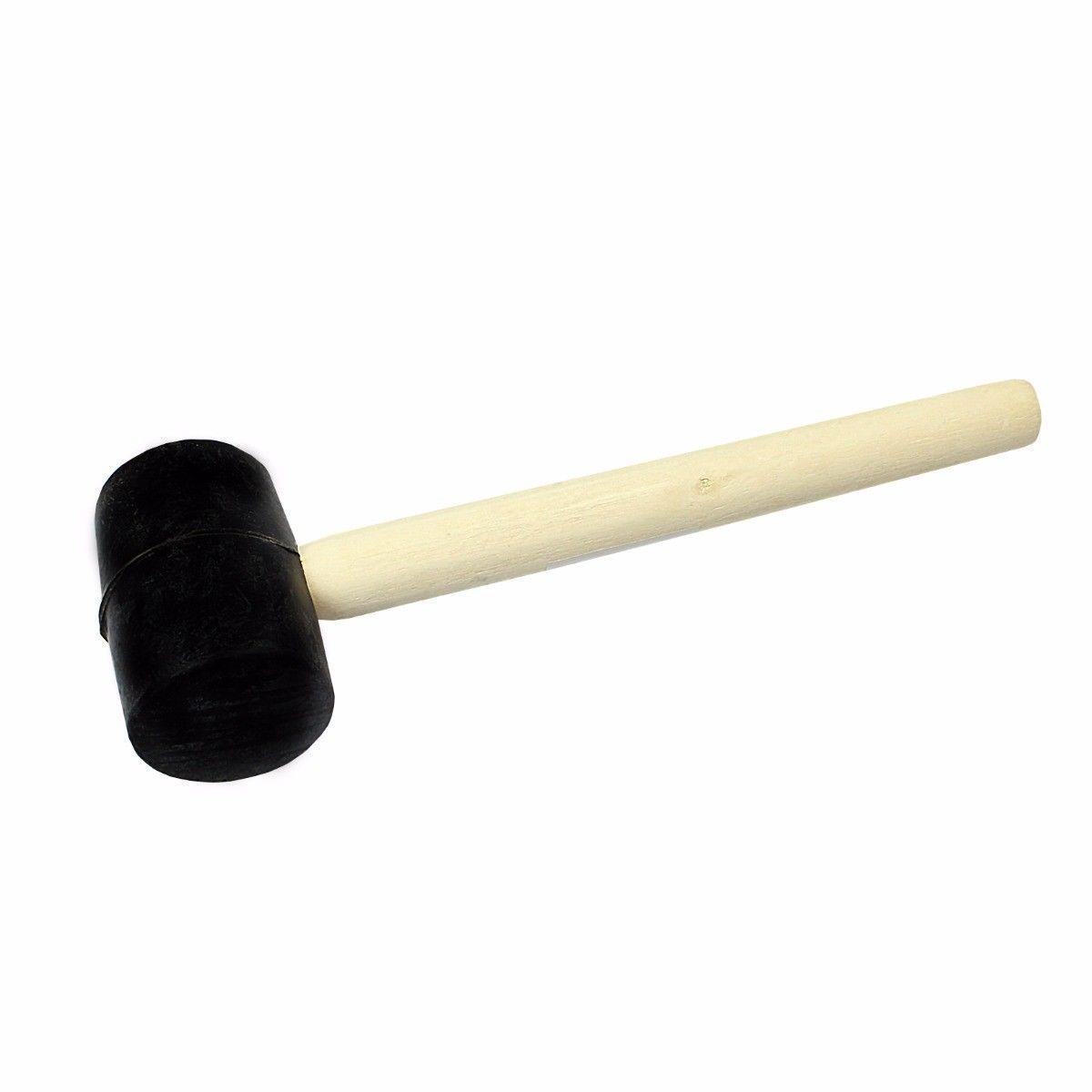 Rubber Mallet Hammer With Wooden Shaft Durable And Long Life 25cm Diy 1015  A (Parcel Rate)