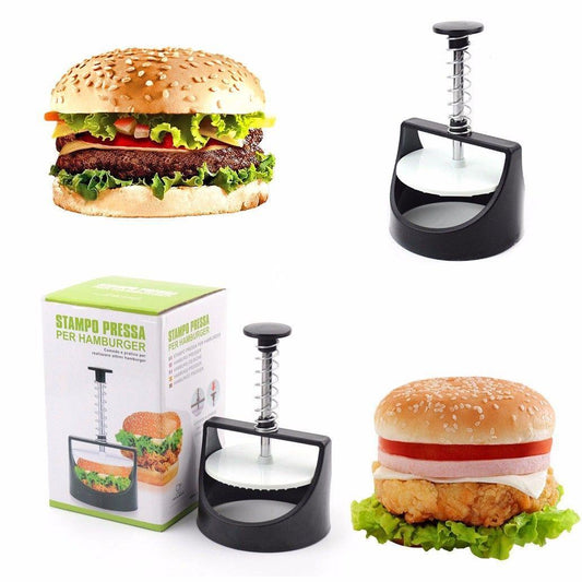 Non Stick Hamburger Press Burger Meat Beef Grill Patty Maker Mould BBQ Machine   4346 (Parcel Rate)
