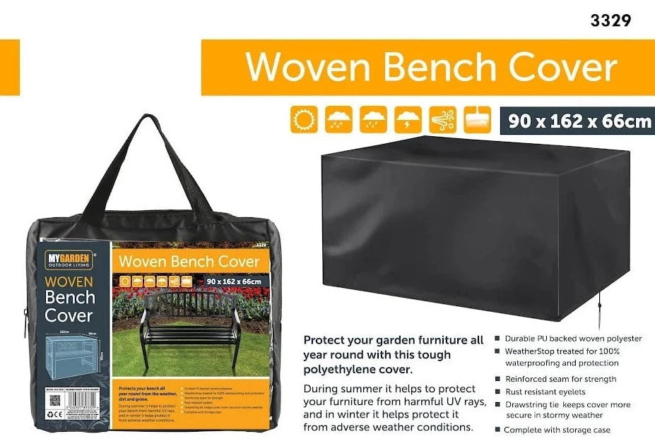 Garden Bench Cover 90cm 162cm 66cm Outoors 3329 (Parcel Rate)