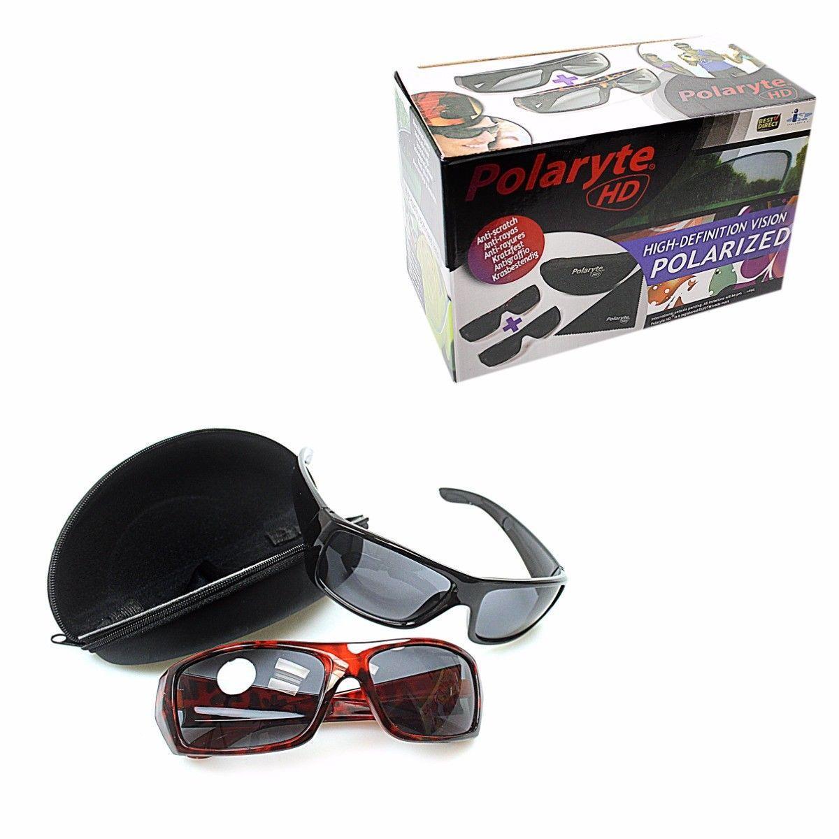 HD Polaryte High Definition Shades/Sun Glasses Pack Of 2  4624 (Parcel Rate)