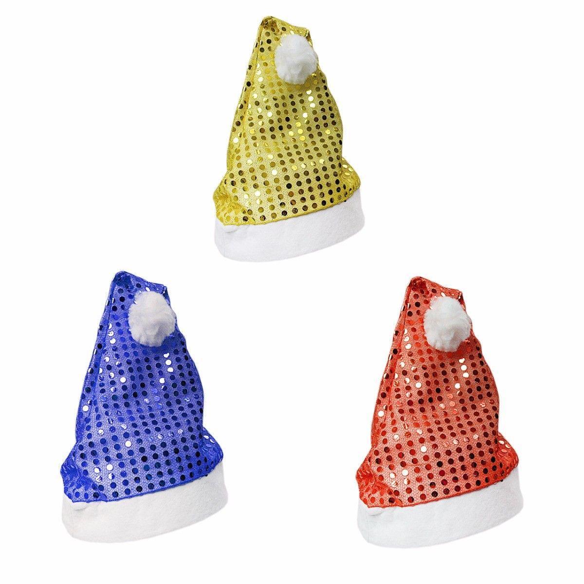 Christmas Santa Polka Dot Hat One Size Assorted Colours 4630 (Large Letter Rate)