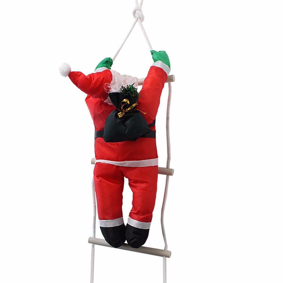 Climbing Santa With Rope Ladder, Suitable for Indoor and Outdoor  50 cm   1758 (Parcel Rate)