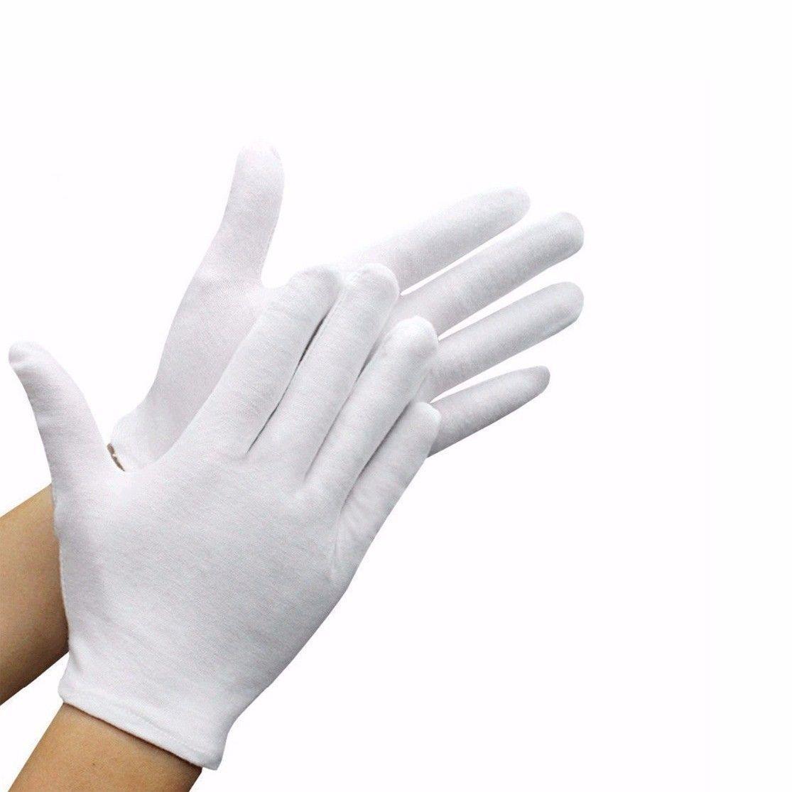 Heavy Duty Cotton Working Gloves One Size White 2297 (Large Letter Rate)
