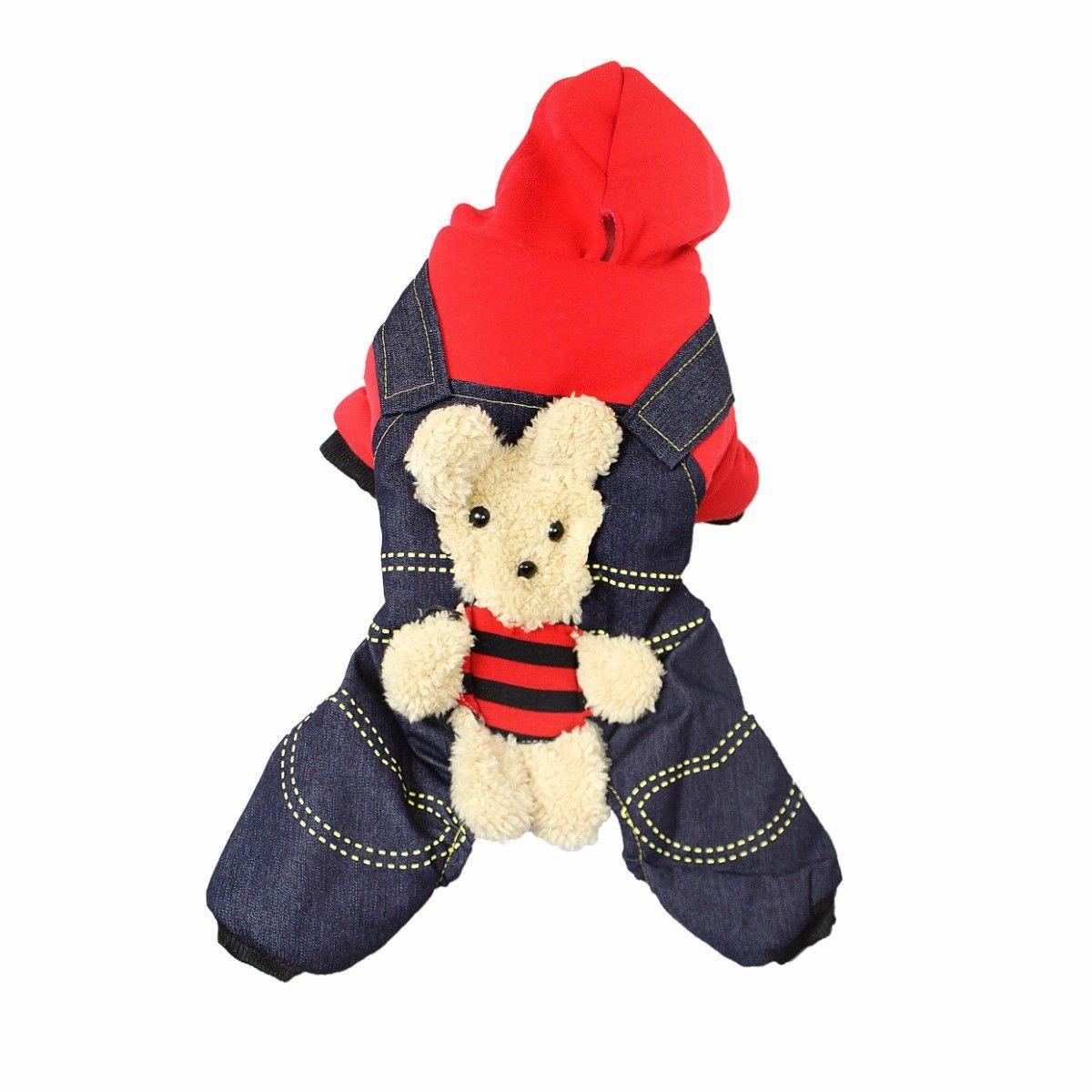 Pet Dog Coat Suit Jacket Teddy Bear Style One Size Small Assorted Colours 1812 (Parcel Rate)