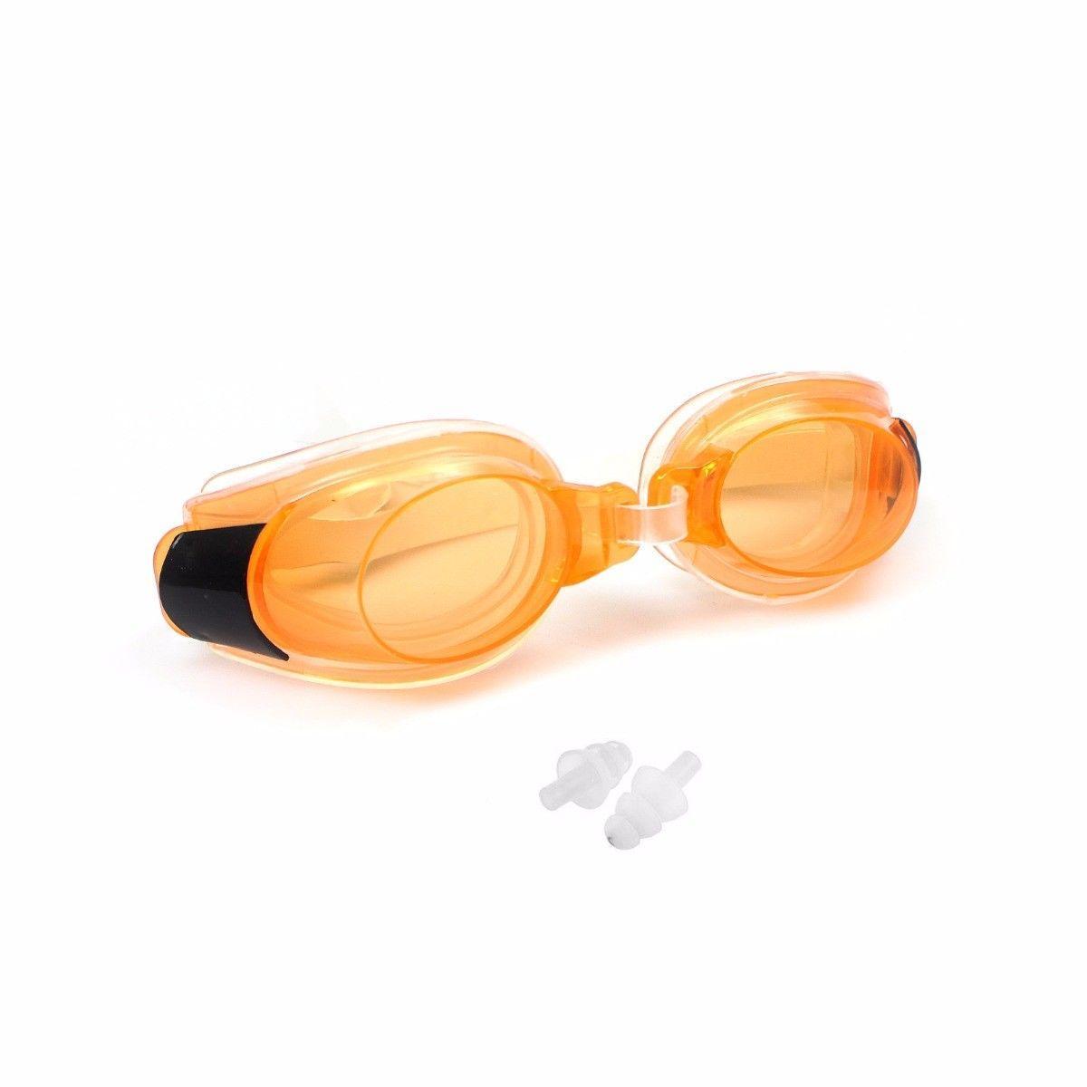 Stylish Comfortable Swimming Goggles In Assorted Colours With Nose Clip Outdoors 2140A  (Large Letter Rate)