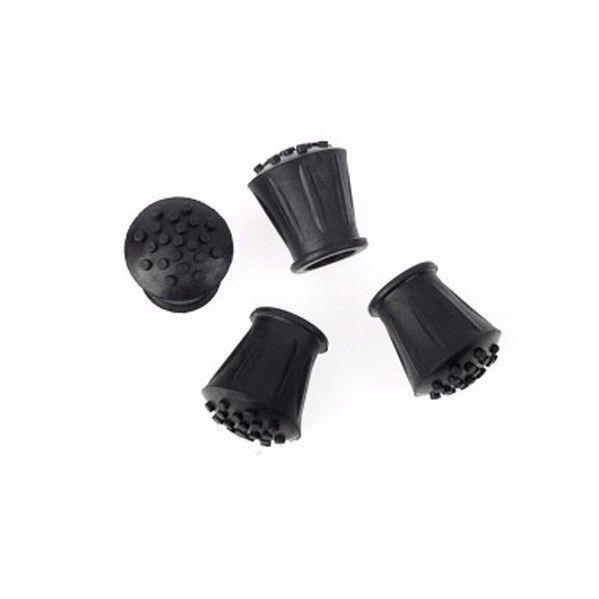 Pack of 3 Stick Ferrules 5/8'' Black Rubber, Perfect Tip/Ends for Tubes/Pipes   0292 (Large Letter Rate)