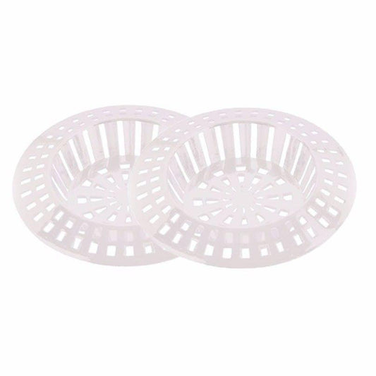 Value Pack Of 2 Plastic Sink Strainers White 1 1/2'' Home DIY 0661 (Large Letter Rate )