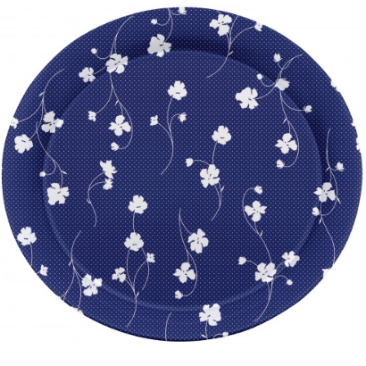 Melamine Round Serving Tray Size 2 Assorted Designs ALB1830  (Parcel Rate)
