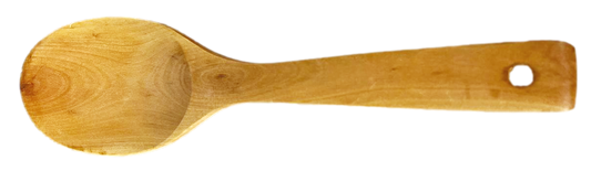 Wooden Serving Spoon 6 x 26 cm 2791 (Parcel Rate)