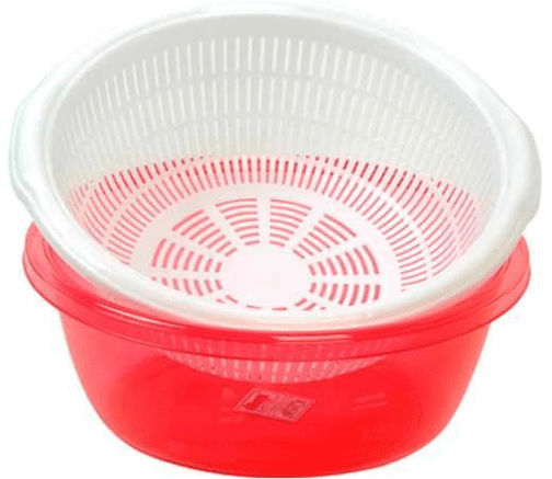 Strainer with Bowl 10.5 Litres Kitchen Home Use D10213 (Parcel Rate)
