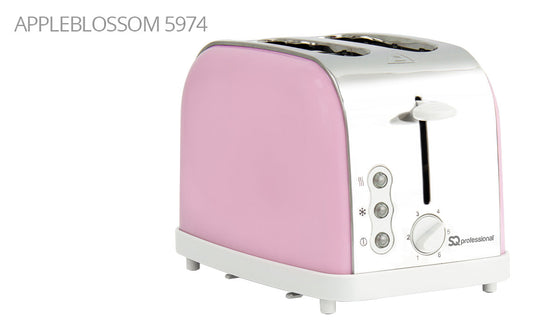 SQ Professional Dainty 2 Slice Toaster 900W Appleblossom 5974 (Parcel Rate)