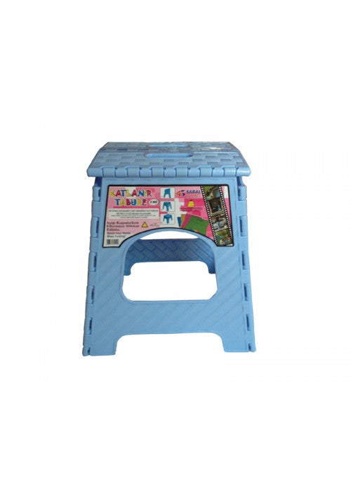 Saral Plastic Folding Stool No.2 Assorted Colours 4014 (Big Parcel Rate)