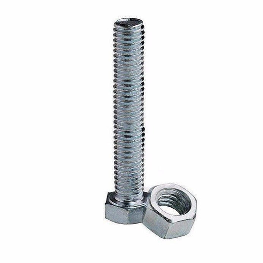 M10 X 100 Hex Bolts & Nuts Zinc Plating 2 Pack 0338 (Large Letter Rate)