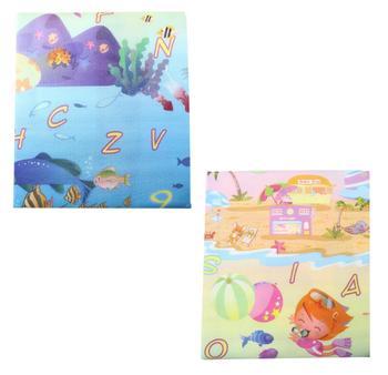 Double Sided Childrens Playing Soft Pad Ideal For Babies Toddlers 48cm x 48cm 4086 (Parcel Rate)
