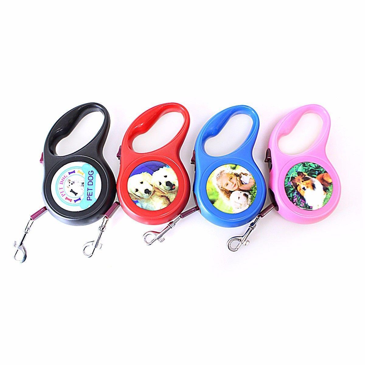 Retractable Dog Pet Lead Training Walking Leash 3m Assorted Designs and Colours 4607 (Parcel Rate)