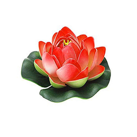 Aquarium Floating Flower Lotus Ornament For Tanks Assorted Colours 2218 (Large Letter Rate)