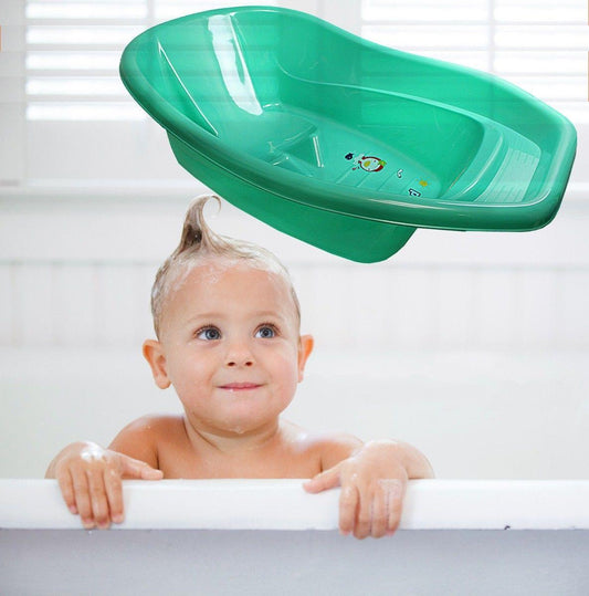 Plastic Baby Bath Ideal For Babies And Toddlers 70 x 43 cm Assorted Colours 0964 (Big Parcel Rate)