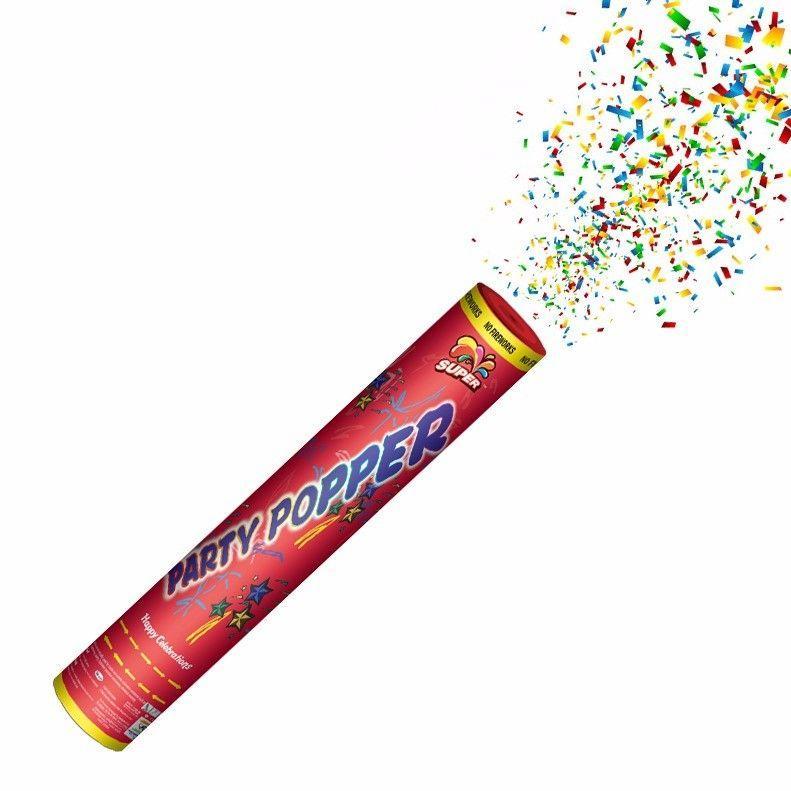 Large Happy Birthday Celebration Confetti Party Popper 58 cm 3561 (Parcel Rate)