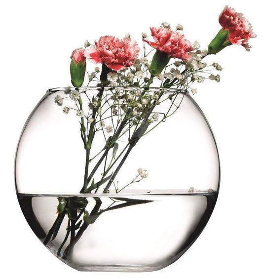 PB Botanica Floral Vase Round Clear Glass 16 x 12.5 cm 45068 A  (Parcel Rate)