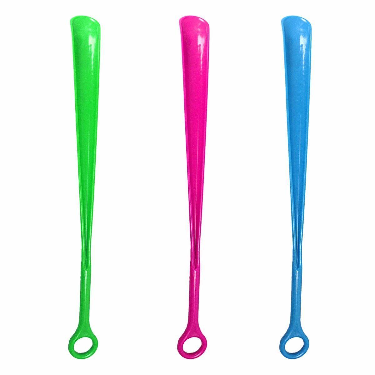 Easy Shoe Care Plastic Shoe Horn In Assorted Colours 44cm Home 0809 (Parcel Rate)