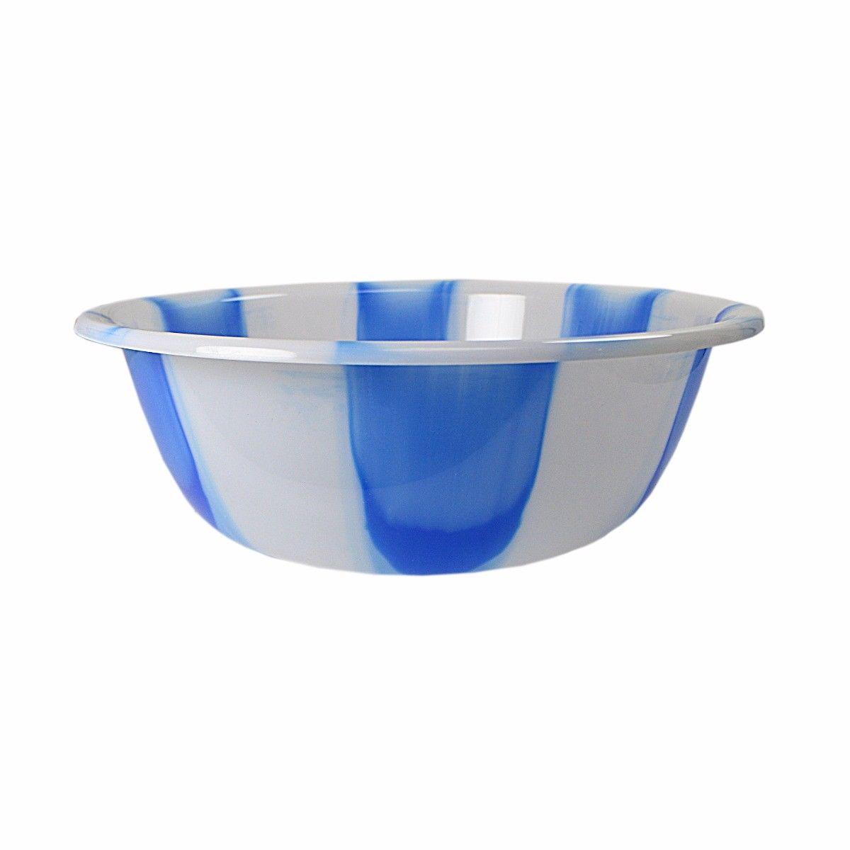 Tie Dye Print Plastic Kitchen Bowls Bowls Medium 32 cm Assorted Colours 3065 (Parcel Rate)