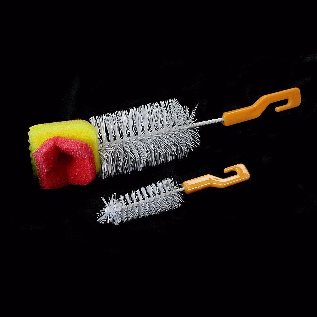 Bottle Cup Mug Cleaning Brush 25/13 cm Pack of 2 Assorted Colours 0423 (Parcel Rate)