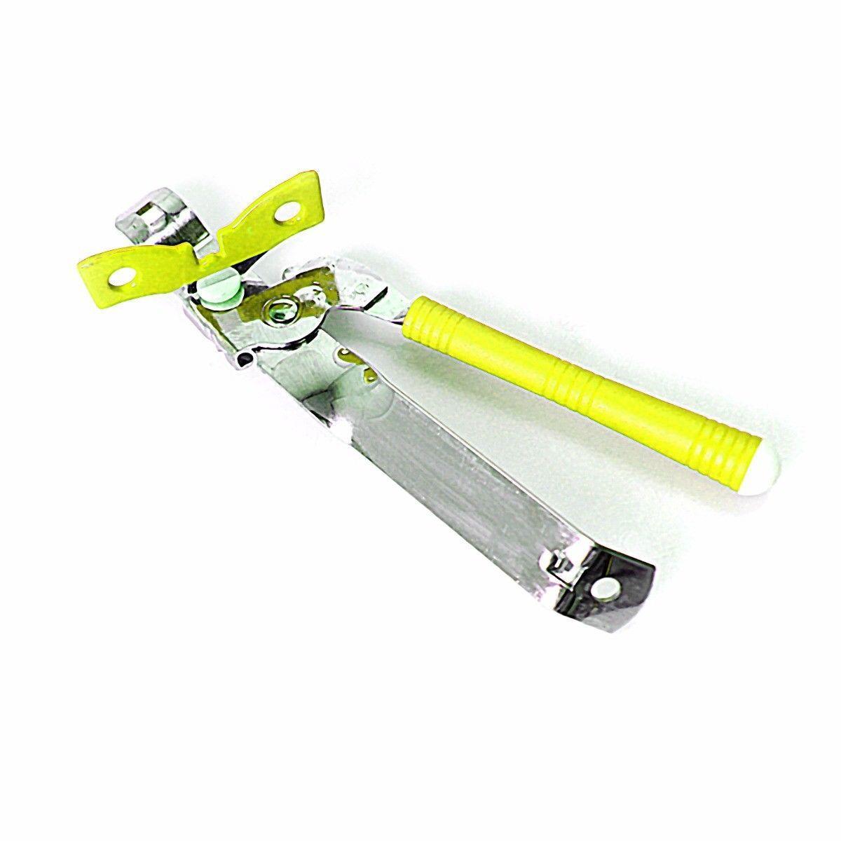 17cm Stainless Steel Plastic Butterfly Can Opener With Comfort Handle & Hole  Multi Colours 1057 (Parcel Rate)