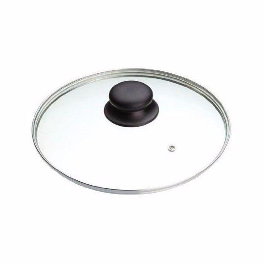 22 cm Clear Glass Pan Lid With Knob Replacement Pan Lid 0785 A (Parcel Rate)