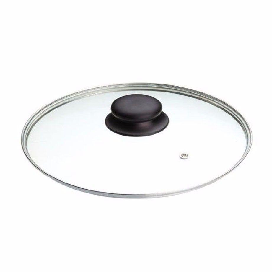 40cm Clear Glass Pan Lid With Knob Replacement Pan Lid 9985 (Big Parcel Rate)