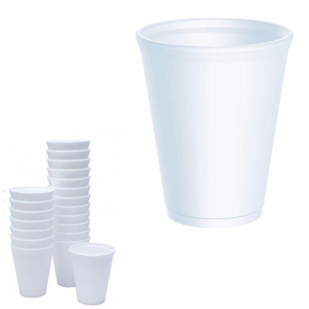 Disposable Polystyrene Foam Drinking Cups Pack of 20 6479 (Parcel Rate)