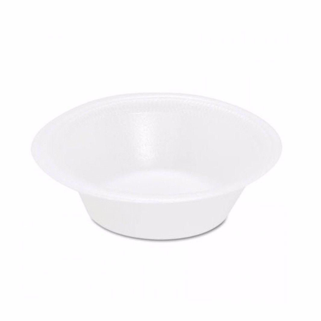 Disposable White Plastic Bowls 12oz Pack of 50 9030 (Parcel Rate)