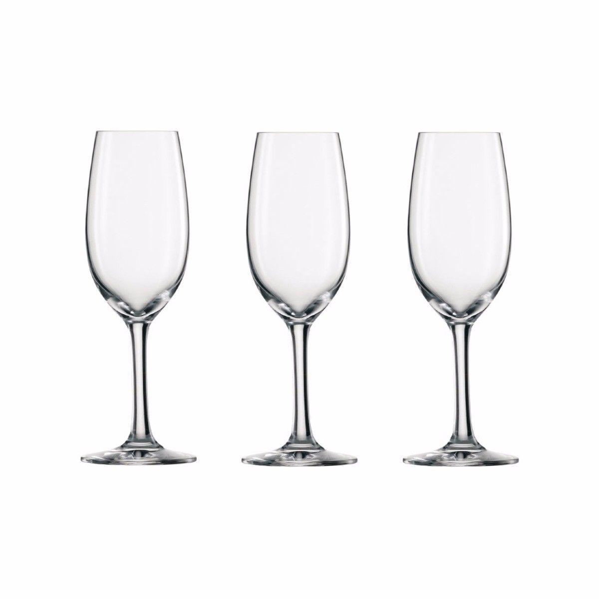 Set Of 3 Misket Wine Glasses 190cc  6 1/2 oz Home Kitchen Glassware 12820-1615  (Parcel Rate)