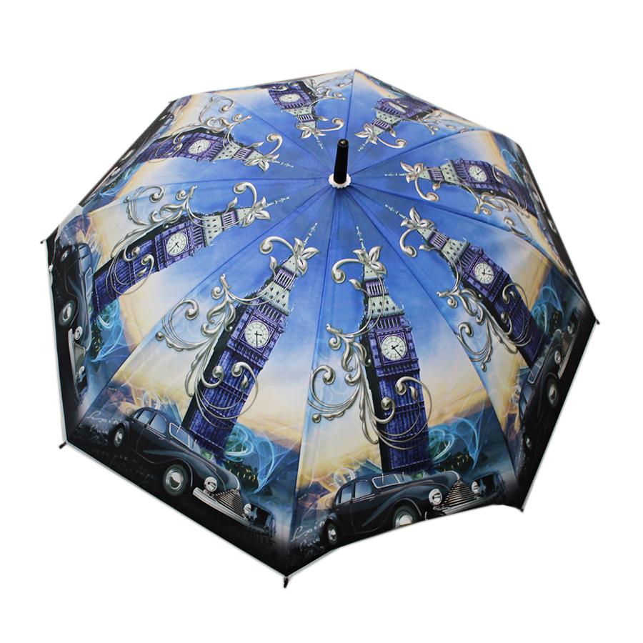 Print Umbrella Raining Large Brolly Print 31'' 1 Pack 51111 (Parcel Rate)
