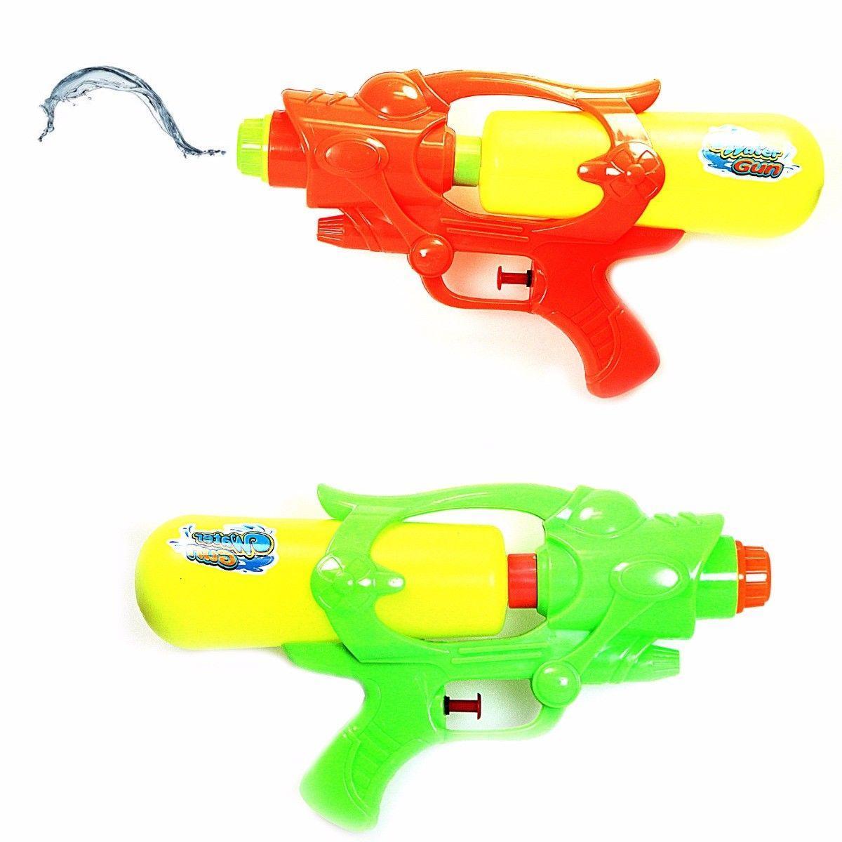 Children's Splash Fun Water Gun Available In Red And Green Outdoors Toys 4565 (Parcel Rate)