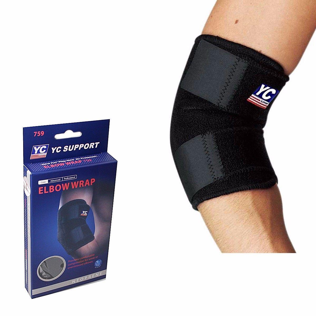 YC Support Core Elbow Support Wrap One Size 9990 / 9997 (Large Letter Rate)