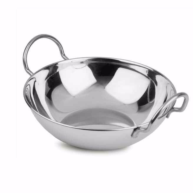 24cm Kitchen Curry Dish Steel  2561 A (Parcel Rate)
