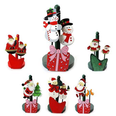 Christmas Santa Kitchen Paper Roll Holder Green Red Assorted Designs 1276 (Large Letter Rate)